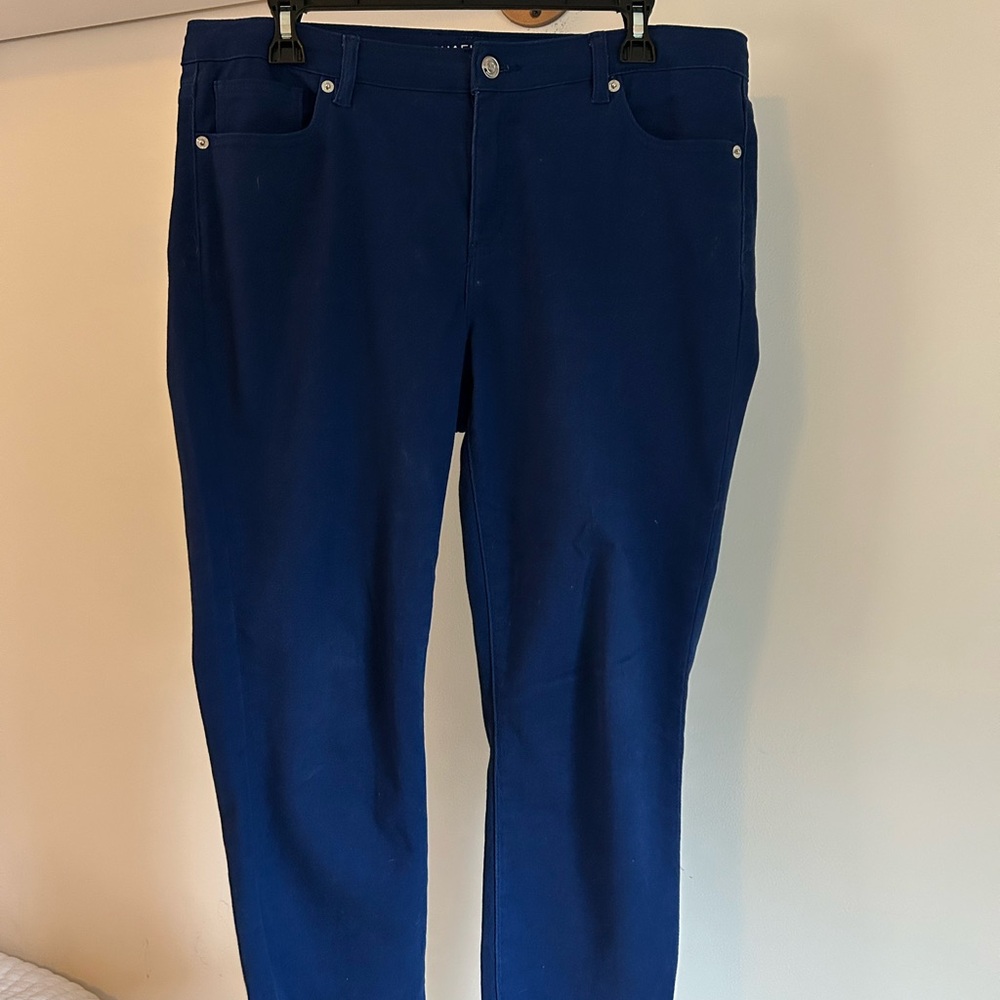 Michael Kors women’s navy blue cropped skinny jeans size‎ 10